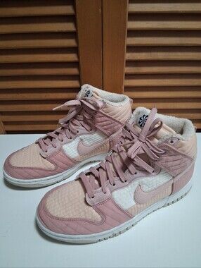 Nike Women's Dunk High LX Next Nature 'Toasty - Pink Oxford' * Size: 9